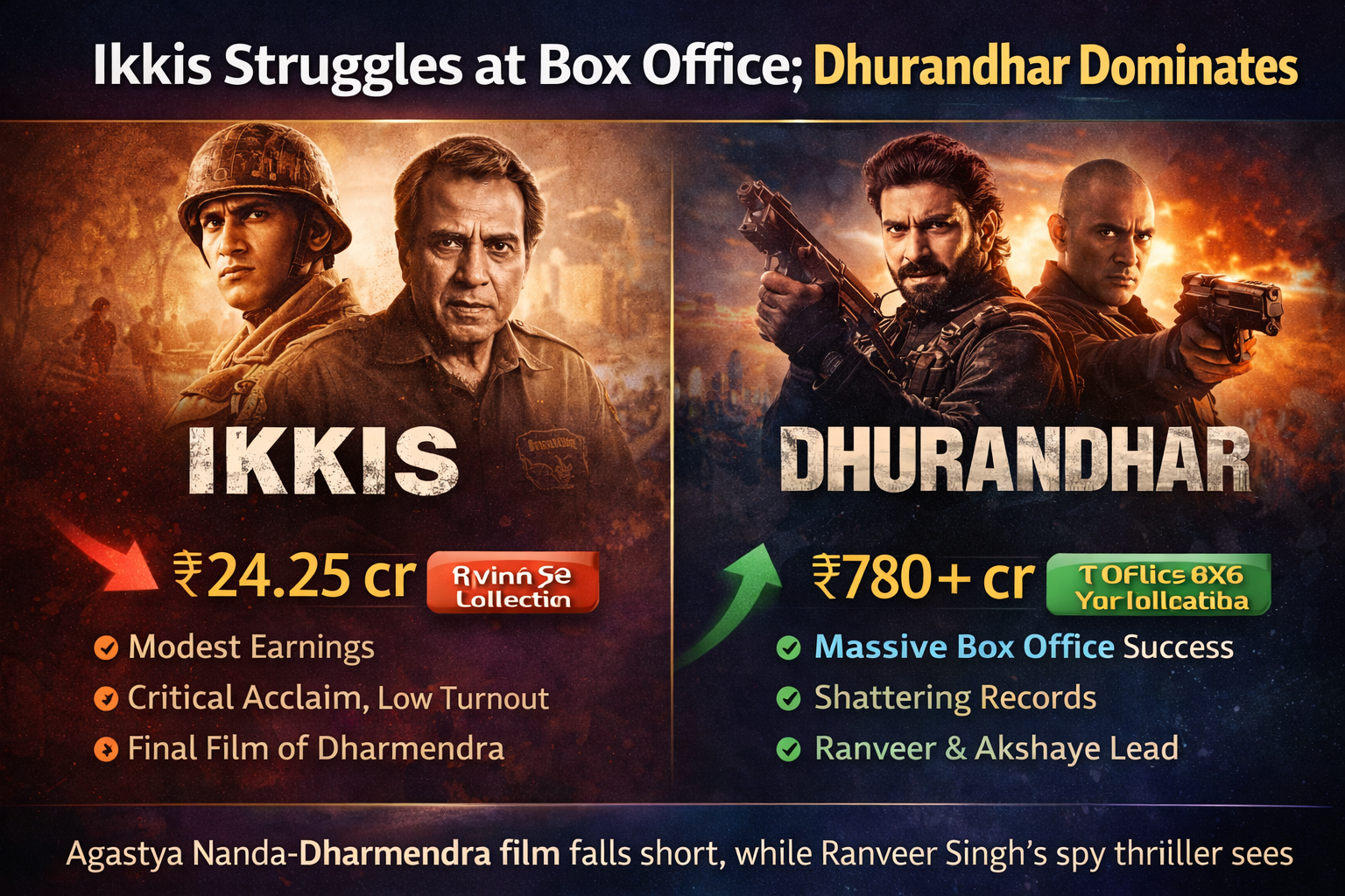 Box office battle_ Ikkis vs Dhurandhar