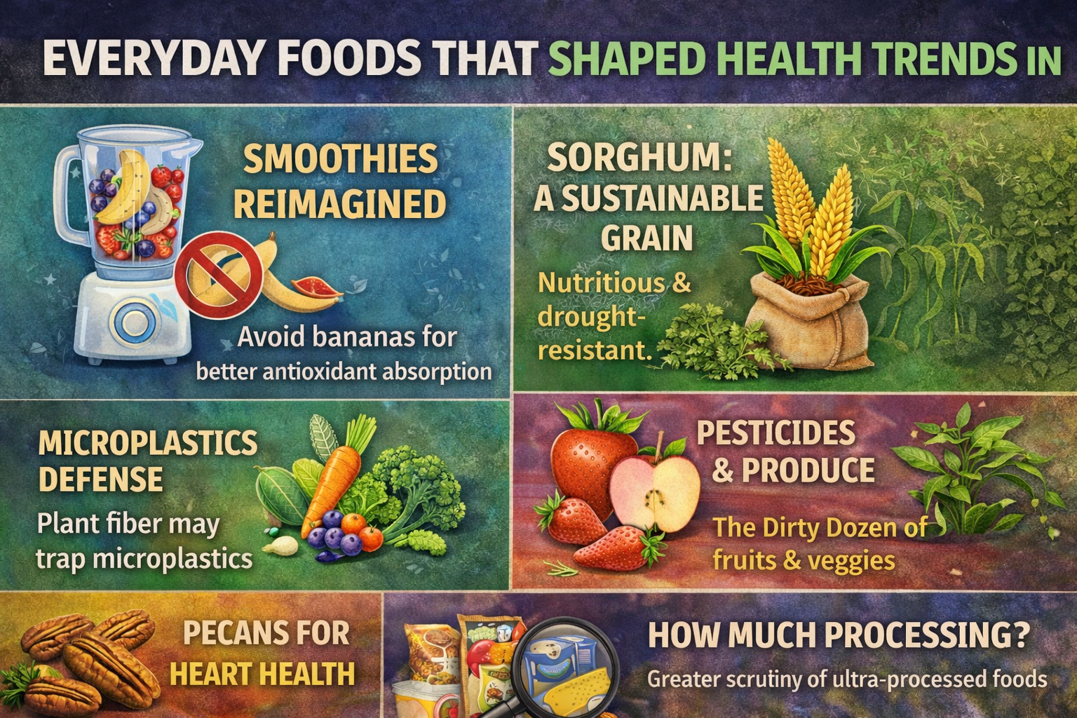 Health trends in everyday foods