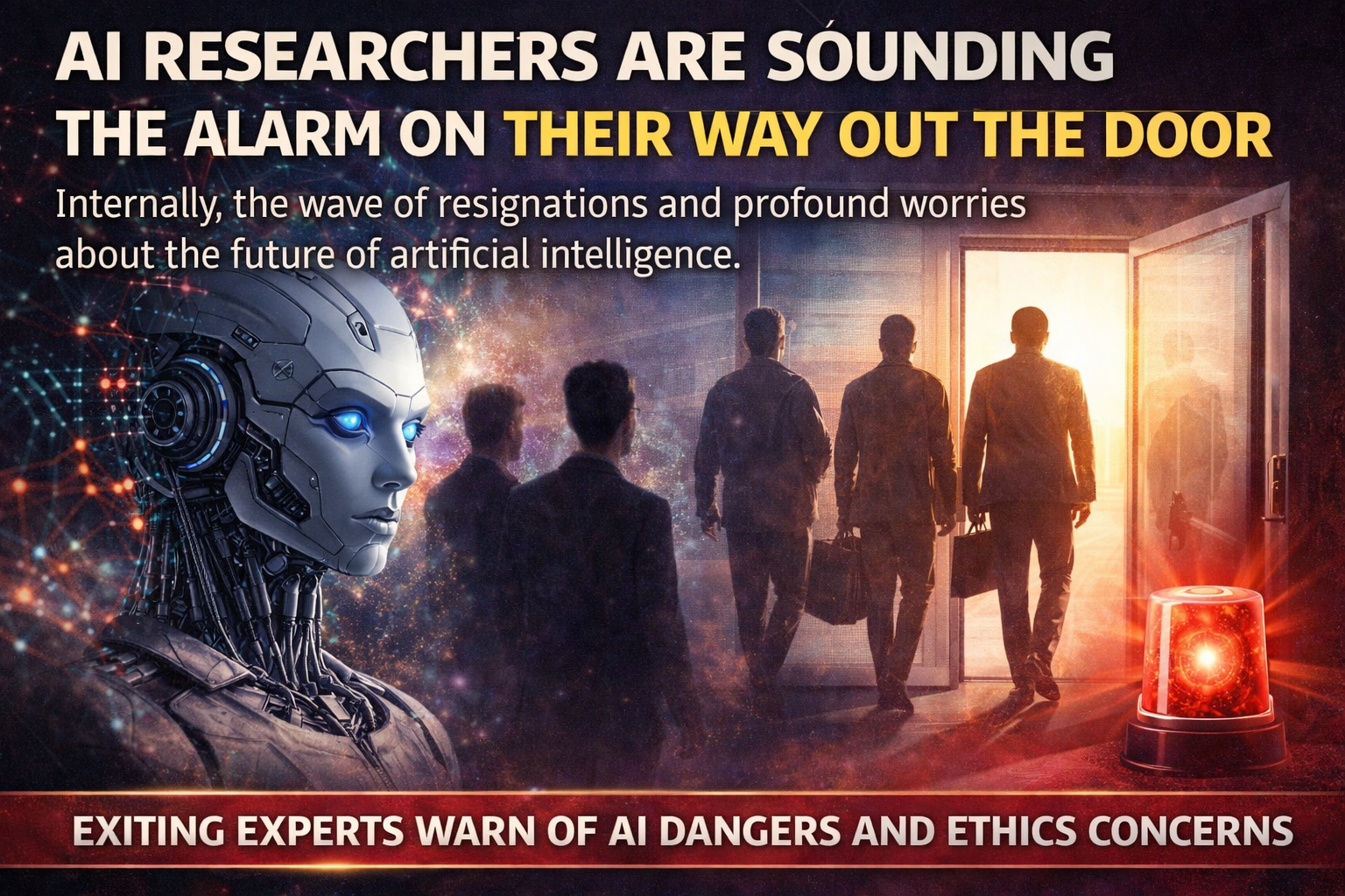 AI experts exit amid warnings