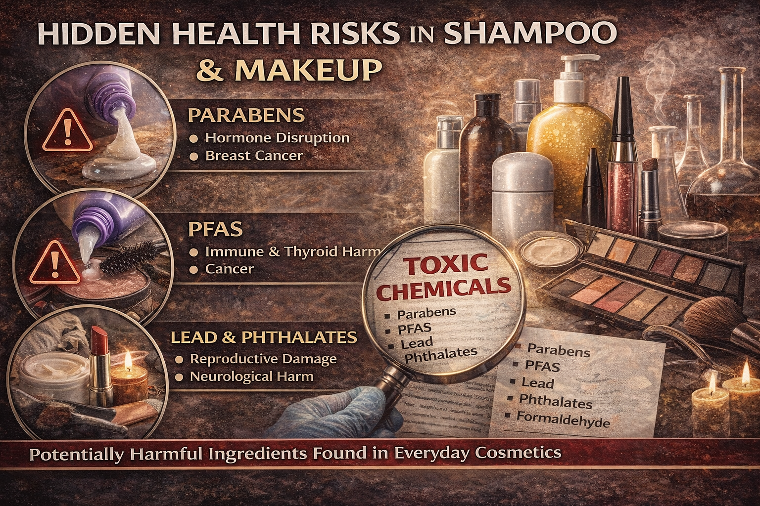 Hidden Health Risks in Shampoo & Makeup