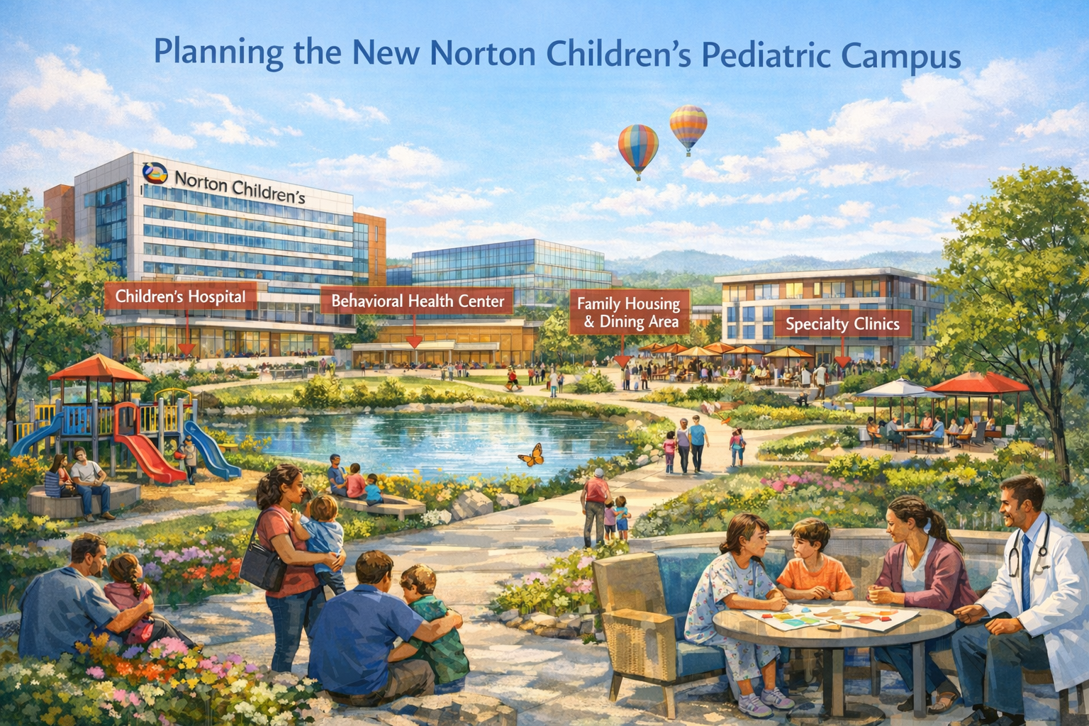 Planning of the new children's campus